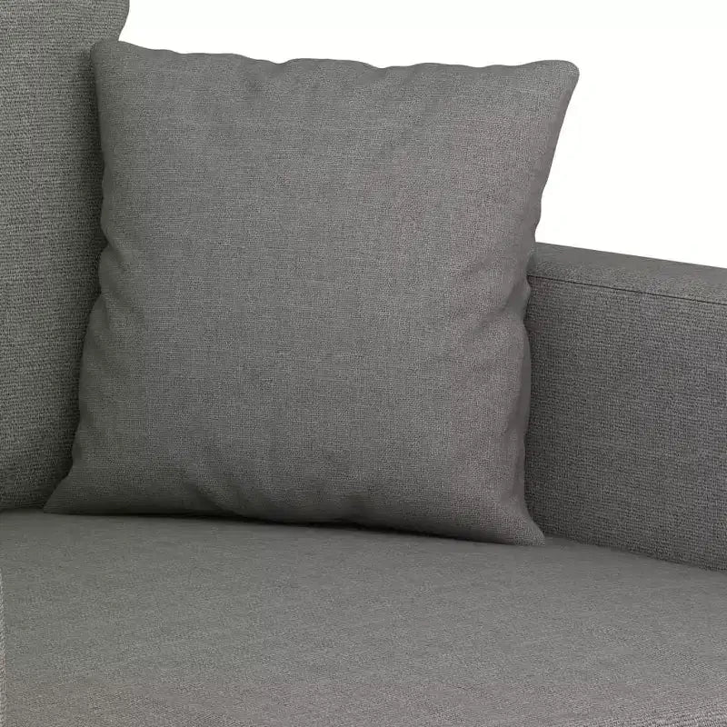 vidaXL Modern 1-Seater Sofa Chair, Dark Gray Fabric, Highly Comfortable, Sturdy and Stable Frame, Thickly Padded Seat, Simple and Elegant Design