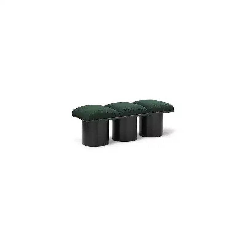 Meridian Furniture,Pavilion Boucle Fabric Bench