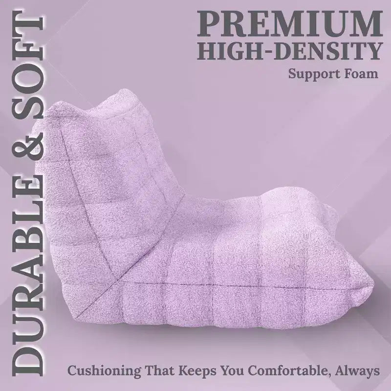 Modern Accent Chair for Living Room Comfy Upholstered Armchair with High-Density Cushion Chair for Bedroom, Apartment Seating - Teddy Pink