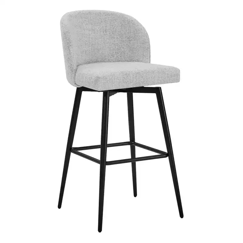 Spruce&Spring 30 Swivel Bar Height Bar Stool with Metal Legs