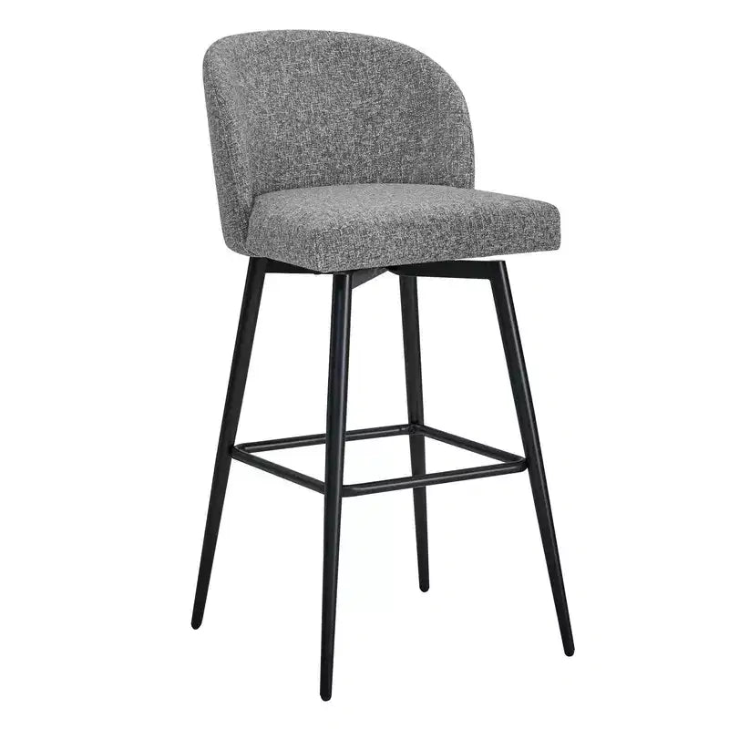 Spruce&Spring 30 Swivel Bar Height Bar Stool with Metal Legs