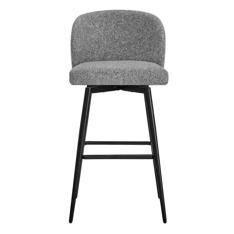 Spruce&Spring 30 Swivel Bar Height Bar Stool with Metal Legs