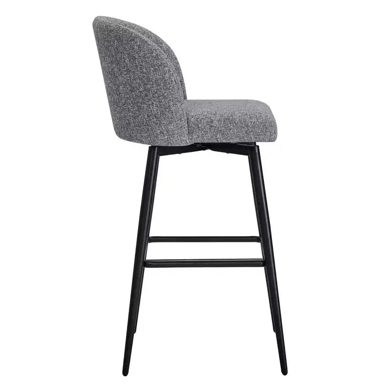 Spruce&Spring 30 Swivel Bar Height Bar Stool with Metal Legs