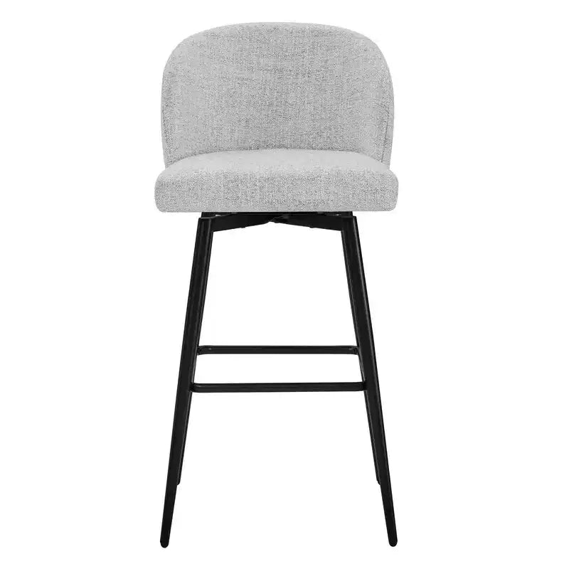 Spruce&Spring 30 Swivel Bar Height Bar Stool with Metal Legs