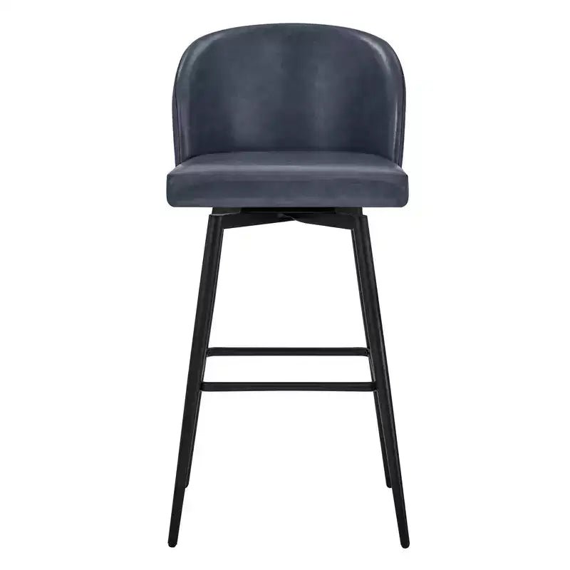 Spruce&Spring 30 Swivel Bar Height Bar Stool with Metal Legs