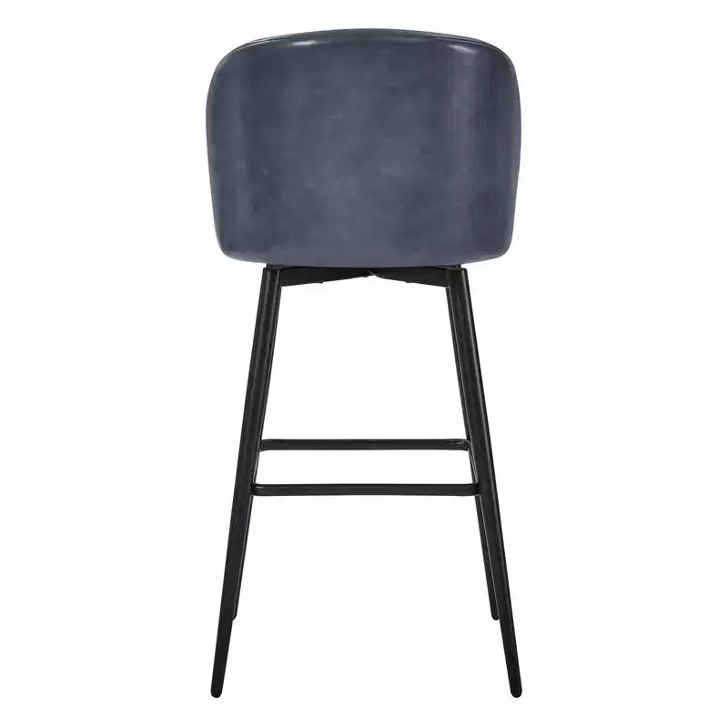 Spruce&Spring 30 Swivel Bar Height Bar Stool with Metal Legs