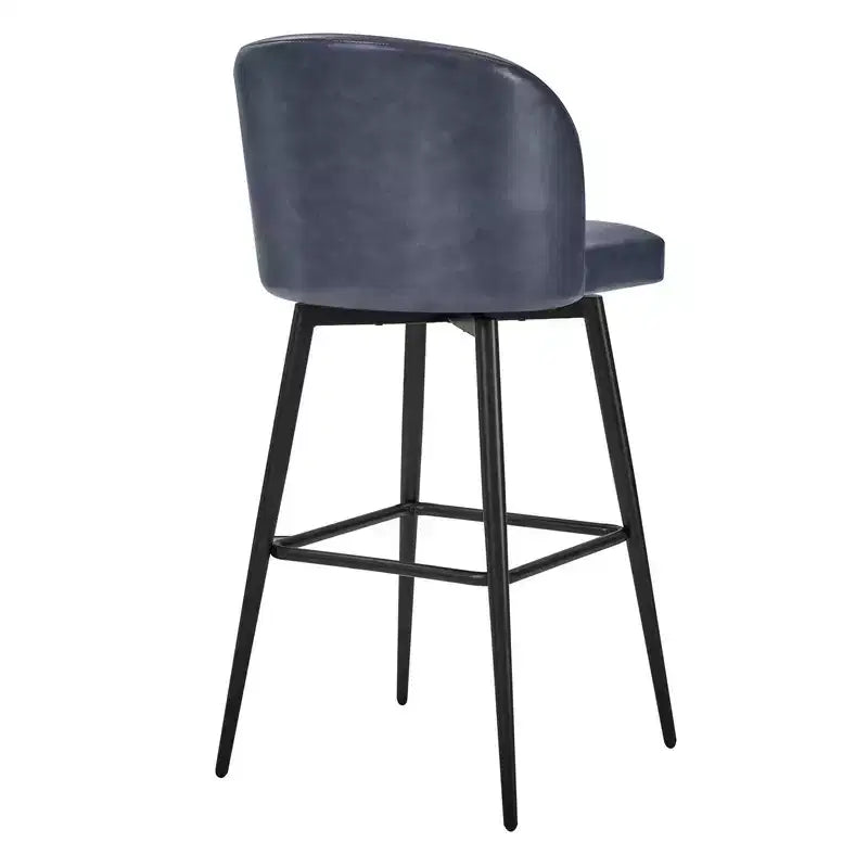 Spruce&Spring 30 Swivel Bar Height Bar Stool with Metal Legs