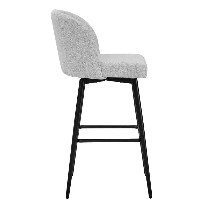 Spruce&Spring 30 Swivel Bar Height Bar Stool with Metal Legs