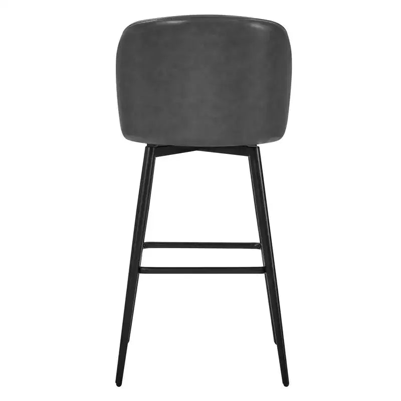 Spruce&Spring 30 Swivel Bar Height Bar Stool with Metal Legs