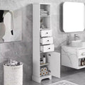68.3 Tall Bathroom Cabinet, Freestanding Storage Cabinet, 3 Drawers and Adjustable Shelves, for Bathroom, Living Room