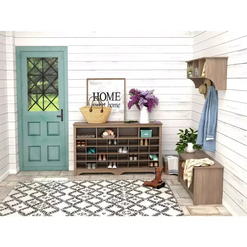 60 Entryway Shoe Cubby Console - Prepac