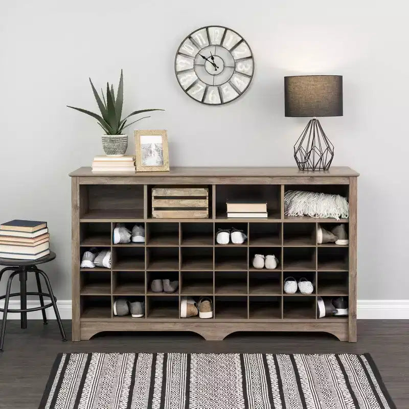 60 Entryway Shoe Cubby Console - Prepac