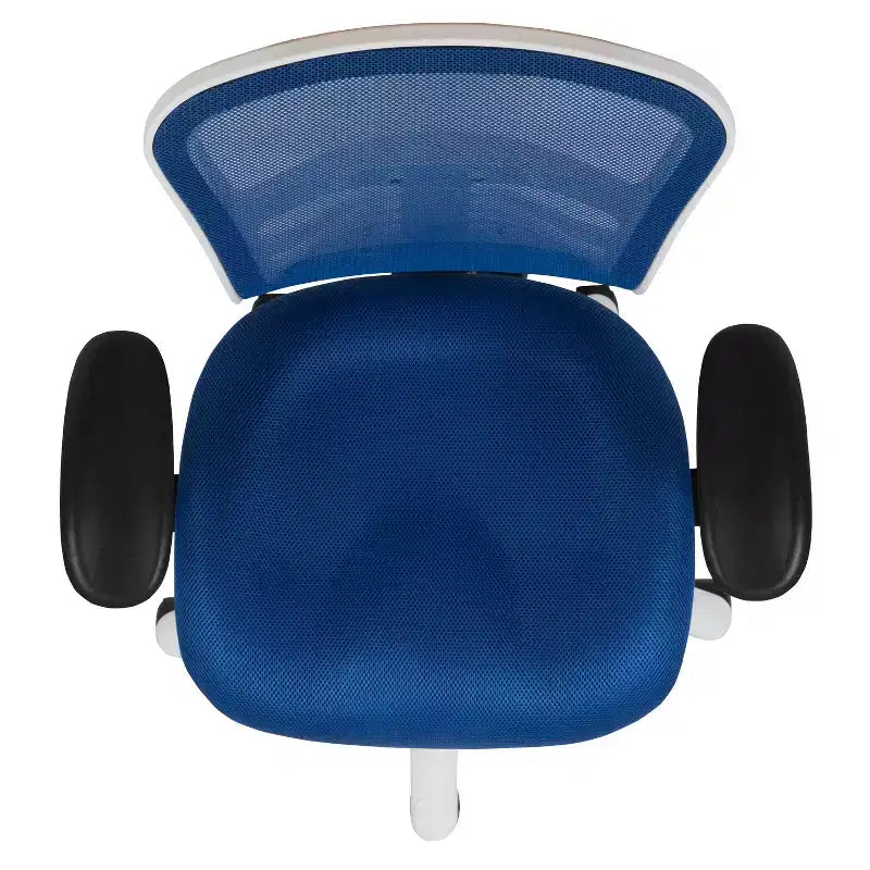 Flash Furniture Mid-Back Mesh Multifunction Executive Swivel Ergonomic Office Chair with Adjustable Arms