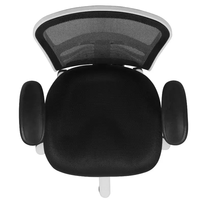 Flash Furniture Mid-Back Mesh Multifunction Executive Swivel Ergonomic Office Chair with Adjustable Arms