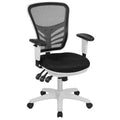 Flash Furniture Mid-Back Mesh Multifunction Executive Swivel Ergonomic Office Chair with Adjustable Arms