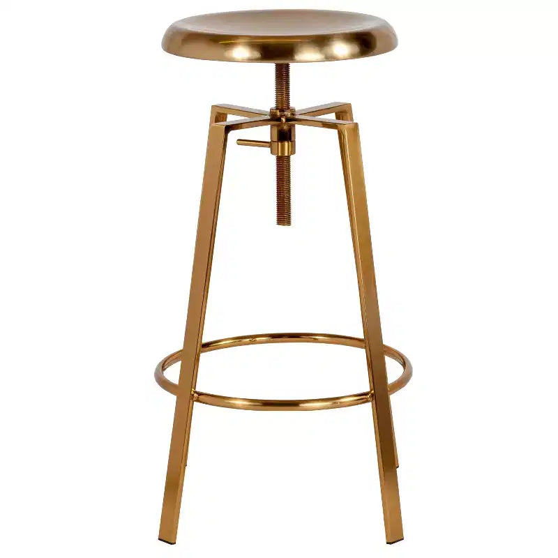 Emma and Oliver Industrial Style Barstool with Swivel Lift Seat